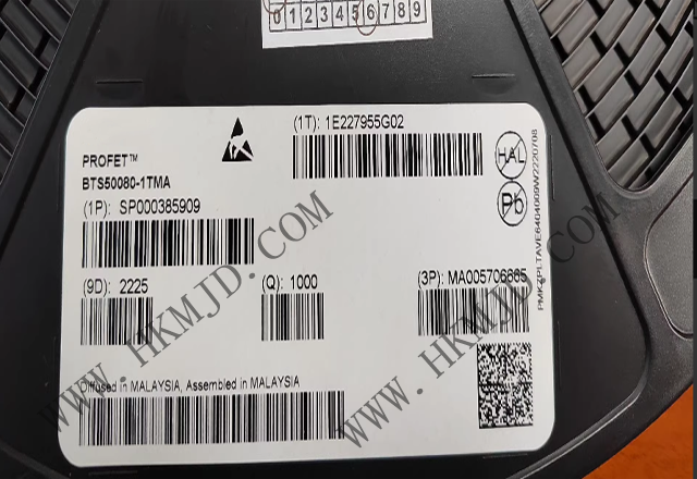 BTS50080-1TMA 英飛凌單通道高壓側電源開關，具有嵌入式保護功能