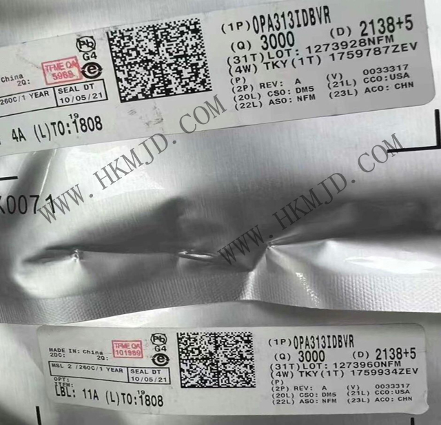 【TI 放大器】出售 OPA313IDBVR 低噪聲、單通道CMOS運(yùn)算放大器