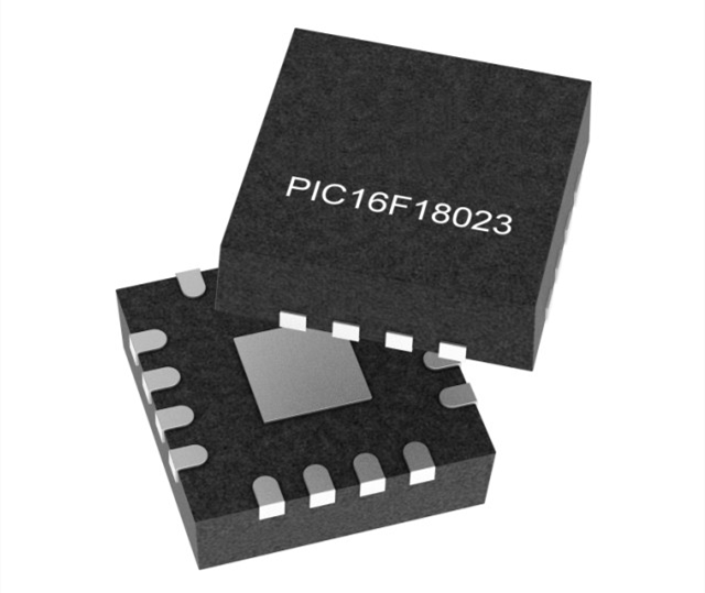 Microchip PIC16F18023-I/MG MCU：32MHz、8位PIC16F微控制器（3.5KB閃存）QFN-16