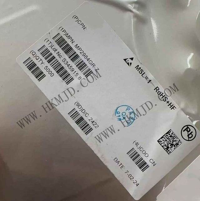 [供應(yīng)] MP2984GR (MPS) 36V，四開(kāi)關(guān)同步降壓-升壓型控制器