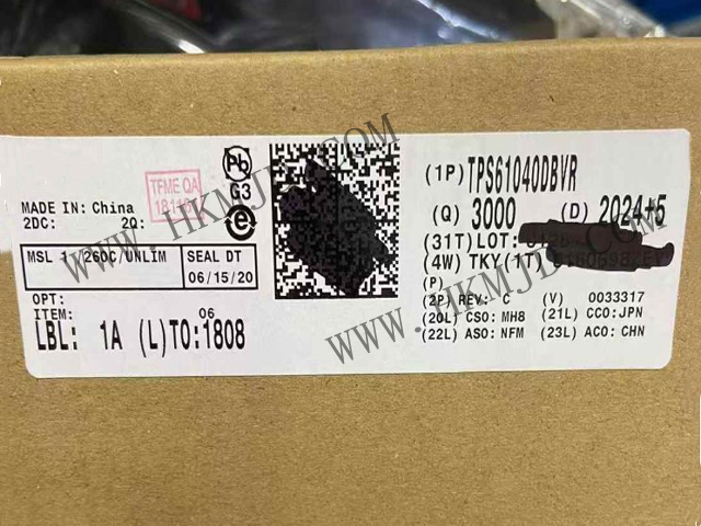 明佳達供應 [TI] TPS61040DBVR 28V、400mA 開關升壓轉換器