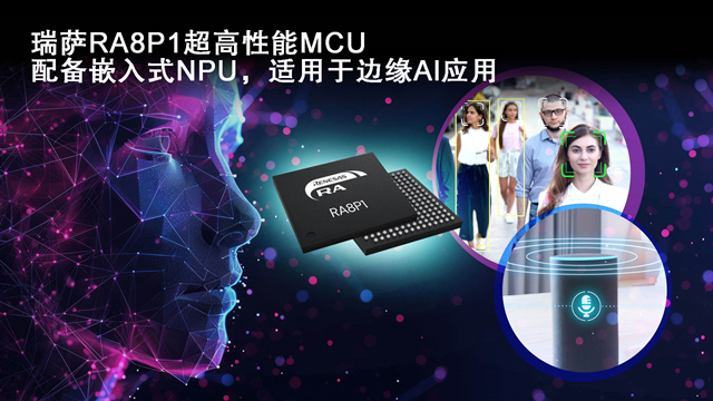 瑞薩電子推出搭載AI加速功能的1GHz微控制器， 樹(shù)立MCU性能新標(biāo)桿
